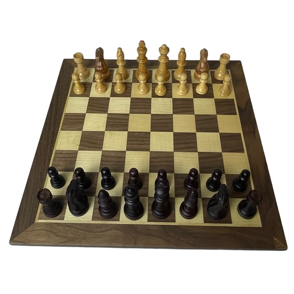 Excalibur Artisan Games Premium Grade Deluxe Wooden Wood Chess Set 3.25” King - Picture 10 of 16